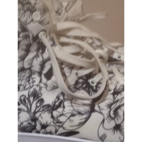 NOBULL | RARE HIGH TOP BUTTERFLY FLORAL CANVAS TRAINER UNISEX W13.5/M12 - Picture 5 of 13